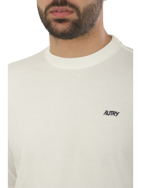 T-Shirt Autry Maniche Lunghe Bianco